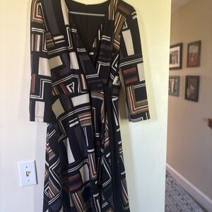 Geometric Patterned Dress